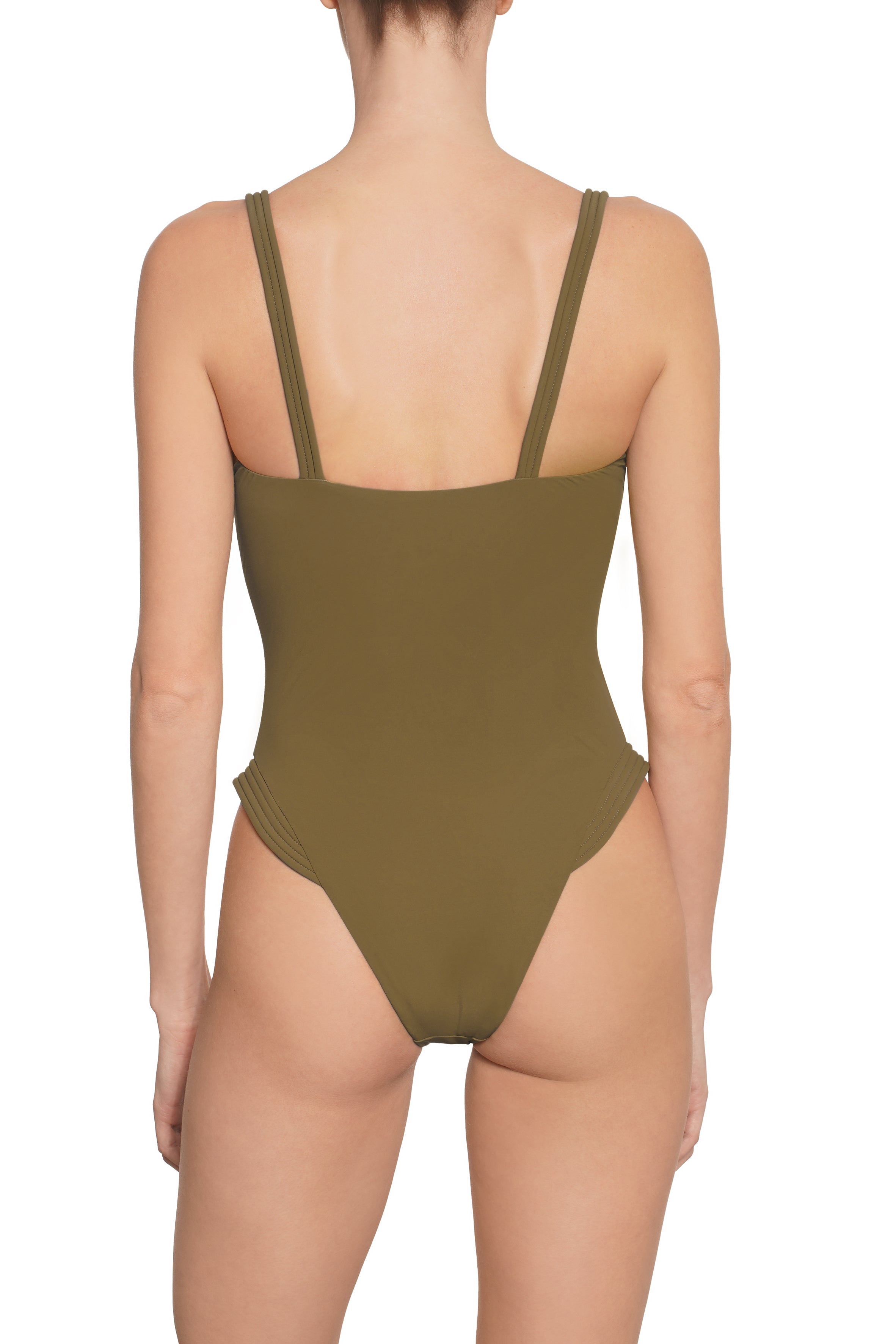 GINEVRA ONEPIECE IN OLIVA – Palmizaofficial